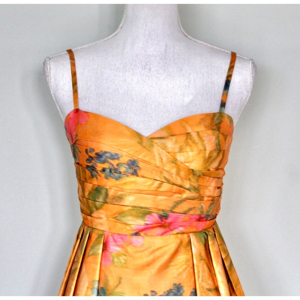 🌈 Gorgeous Floral Anthropologie Cocktail Dress - Picture 5 of 10